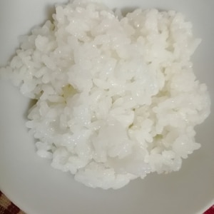 iwaki耐熱ガラスキャセロールで炊くレンチン御飯